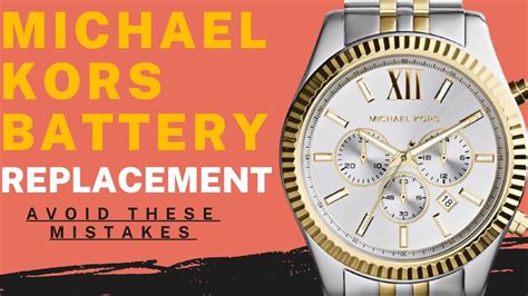 where to get michael kors watch battery replaced|michael kors watch battery list.